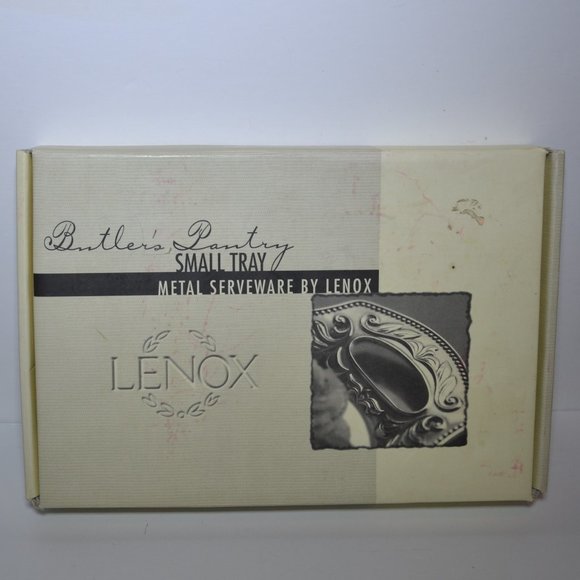 Lenox 9 Inch Butlers Serveware Tray With Original Box And Paperwork - Picture 6 of 7